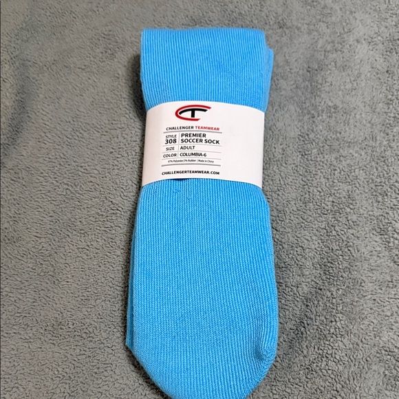 Premier Blue Soccer Socks - Picture 1 of 2